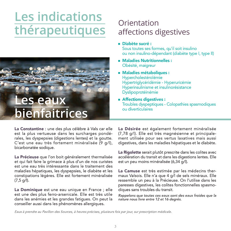 Magazine - Thermes de Vals - graphisme