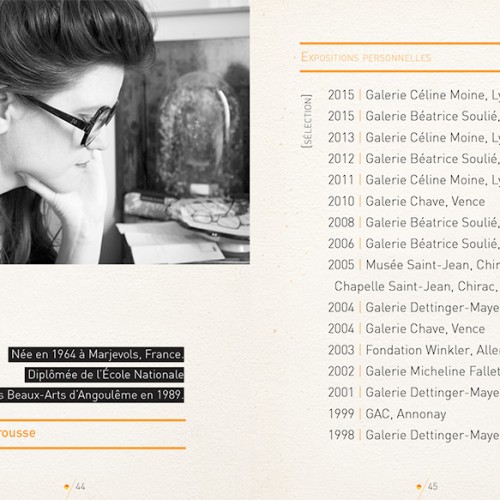 Graphisme – Livre d’art – Galerie Céline Moine