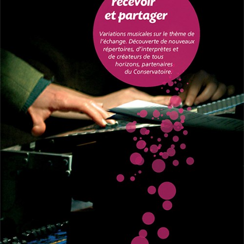 Création de la plaquette du Conservatoire de musique de Lyon