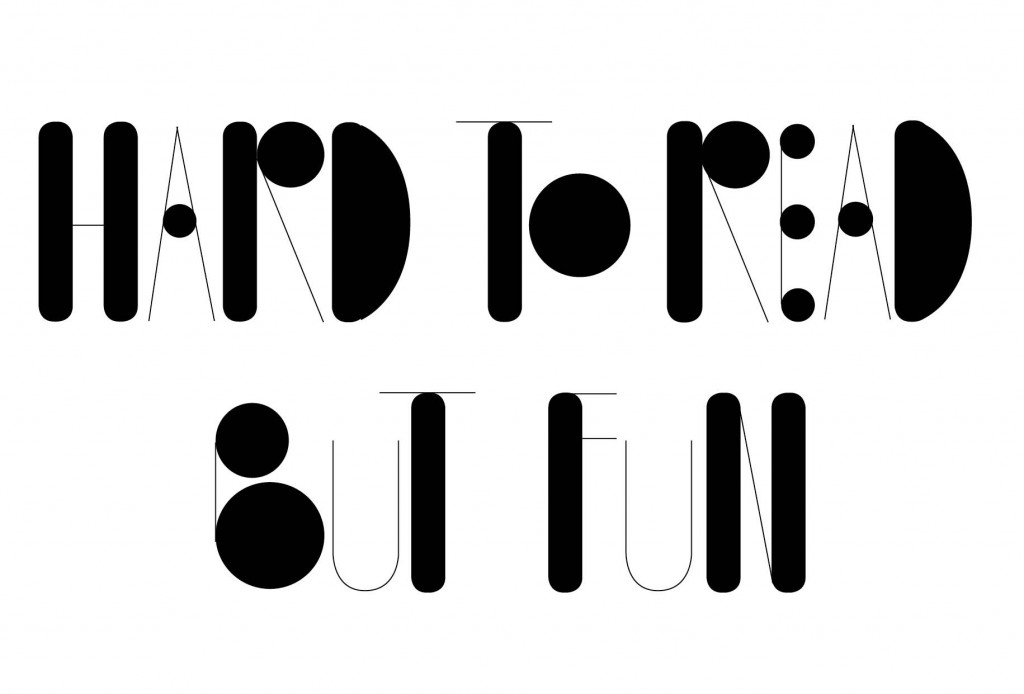 création de typographie ludique