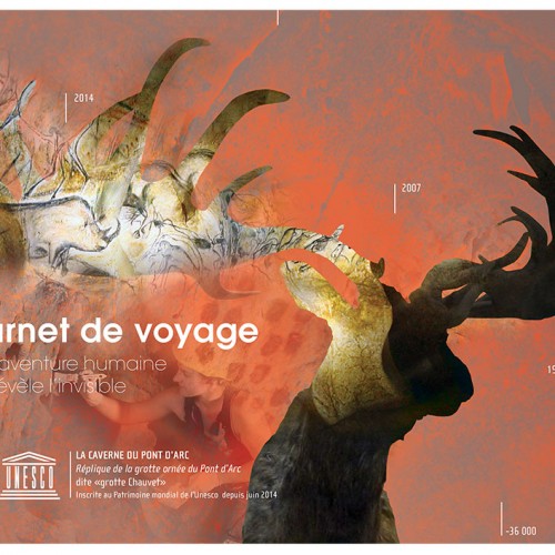 Caverne du Pont d’Arc, Création graphique de la brochure prestige !