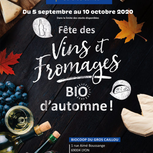 Affiche – Vins et fromages Biocoop