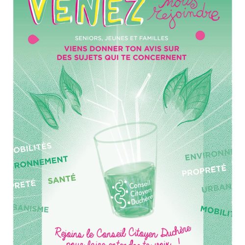 Création du flyer pour le Conseil Citoyen Lyon