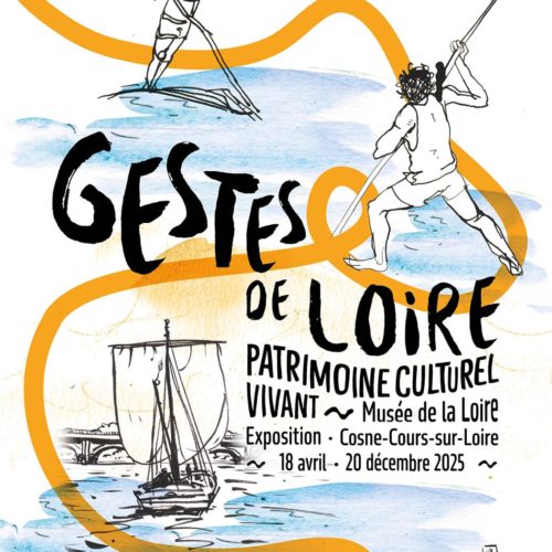 Création graphique de l’exposition « Gestes de Loire »