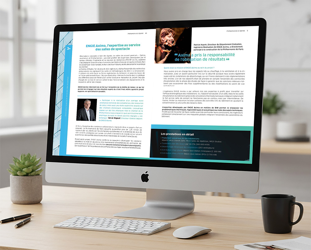 Supports de communication corporate réalisés pour entreprises et grands comptes